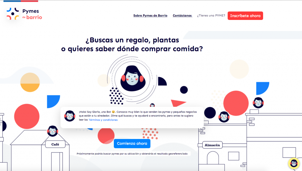 pymes de barrio sitio web portal internet
