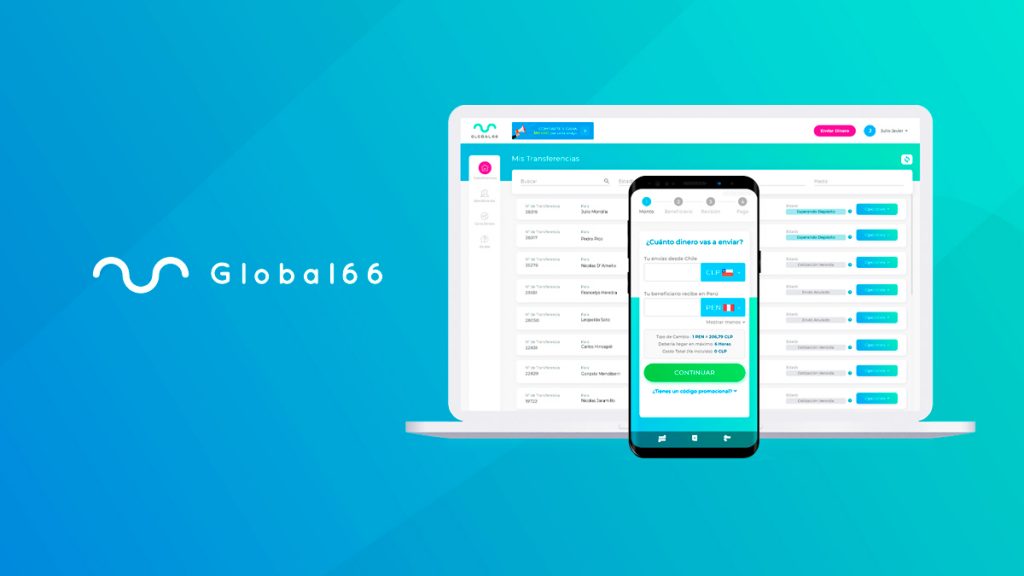 global66 startup chile envio dinero fintech