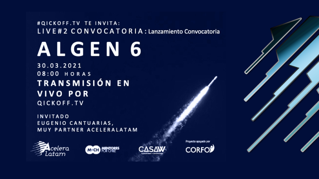 lanzamiento convocatoria aceleralatam algen6